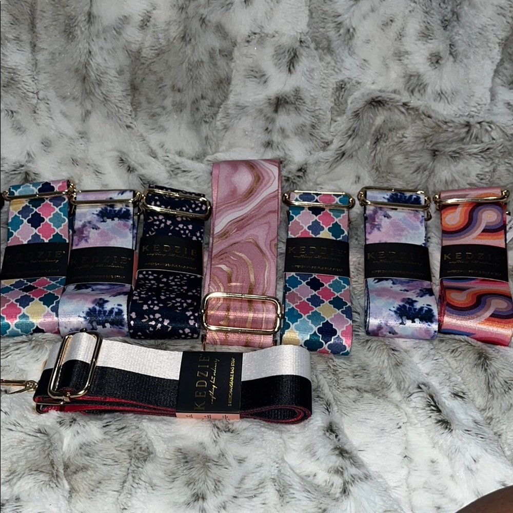 Kedzie Patterned Bag Straps - Multicolor